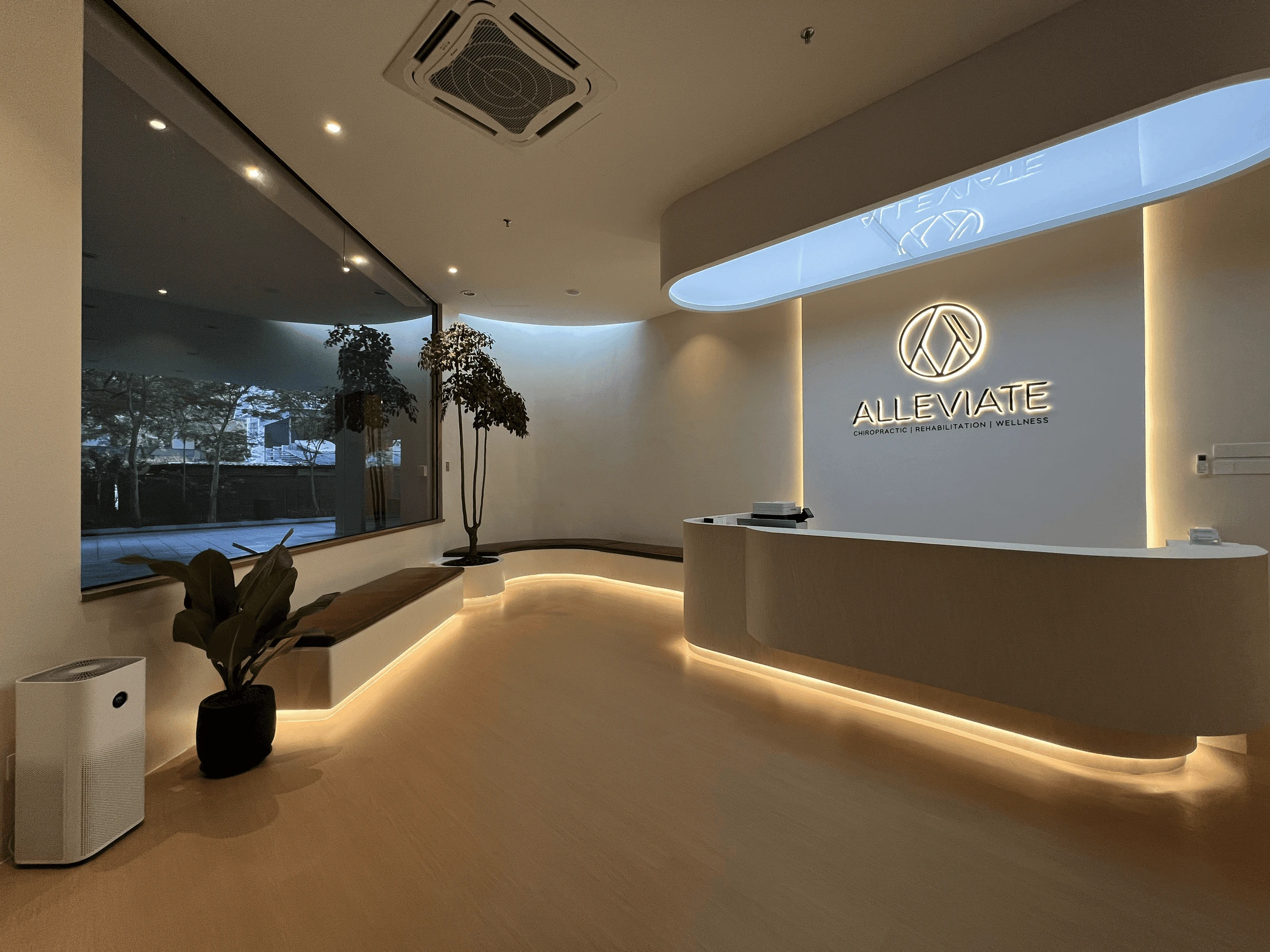 Alleviate reception and waiting area
